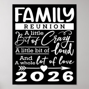 Poster Réunion de famille 2026 Amateurs de famille drôles