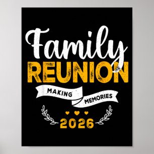 Poster Réunion de famille 2026 Création de tenue de réuni