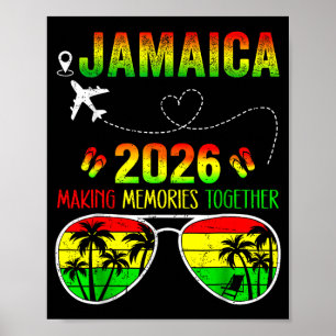 Poster Réunion de famille Jamaïque 2026 Création de souve