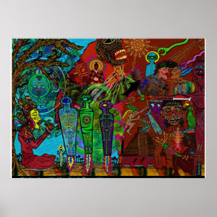 Poster Réunion des maîtres d'Interdimensional