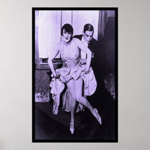 Poster Réussissant un shimmy