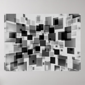 Poster Rêve Cubiste