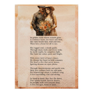 Poster Rêve de Cowboy