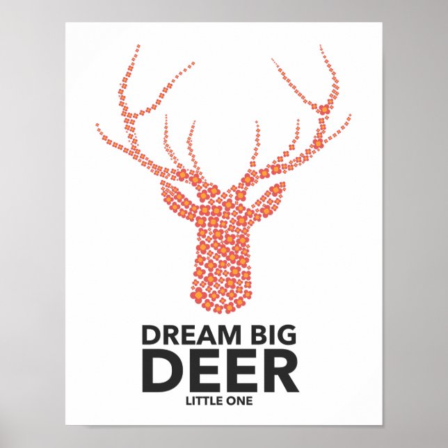 Poster Rêve Grand Cerf Petit Un (Devant)