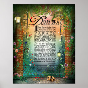 POSTER RÊVE-MOI MARDI GRAS
