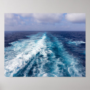 Poster Réveil bateau de croisière