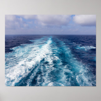 Poster Réveil bateau de croisière