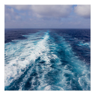 Poster Réveil bateau de croisière