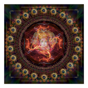 Poster Réveil divin avec le pouvoir de Gayatri