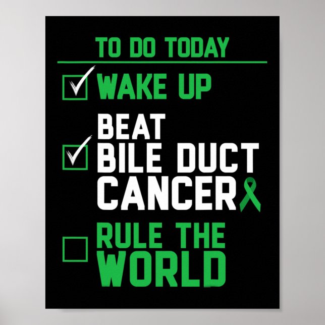 Poster Réveillez-vous Beat Bile Ducky Cancer Règle Le Mon (Devant)