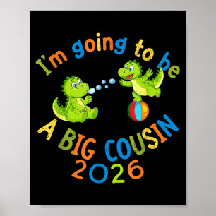 Poster Révélation de grossesse du grand cousin du dinosau
