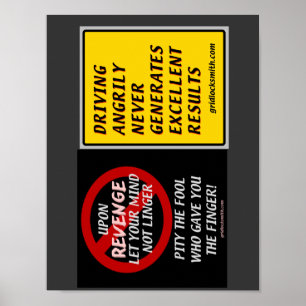 POSTER REVENGE+CONDUITE ANGRILY-TWOFER