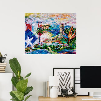 Poster Rêver de Porto Rico