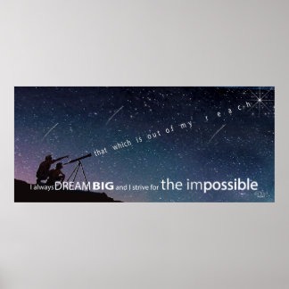 Poster Rêver l'impossible
