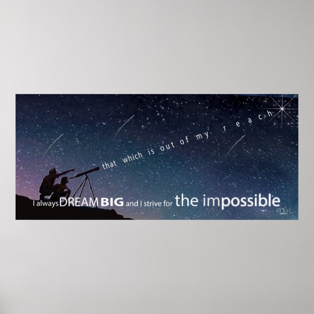 Poster Rêver l'impossible (Devant)