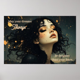 Poster Rêverie céleste / Poussière d'étoiles et Ombres | 
