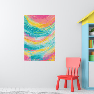 Poster Rêves de piscine à marée tropicale