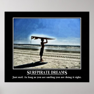 Poster rêves de surfpirate
