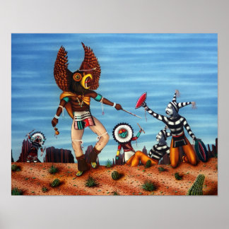 Poster "Rêves turquoise"