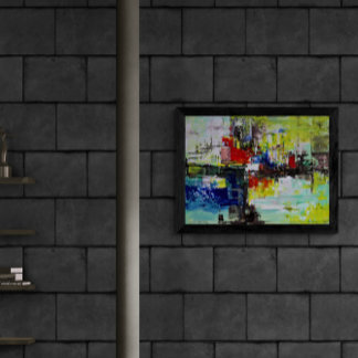 Poster "Rêves Vifs", Art Abstrait