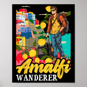 Poster Rêveur d'Amalfi Italie Côte d'Amalfi Citron Voyage