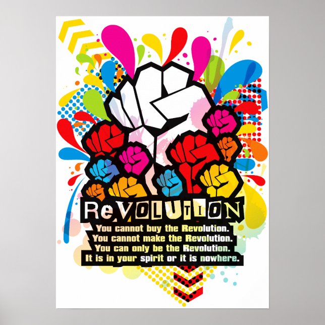 POSTER RÉVOLUTION (Devant)