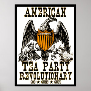 Poster Révolution du Tea Party