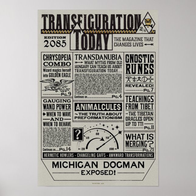 Poster Revue Transfiguration Today (Devant)