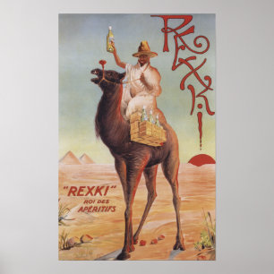 Poster Rexki - roi de avant des liqueurs de dîner