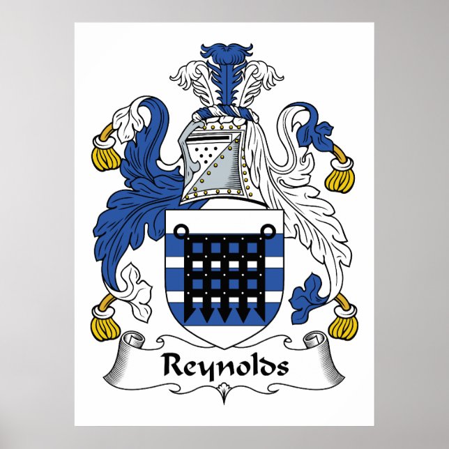 Poster Reynolds Family Crest (Devant)