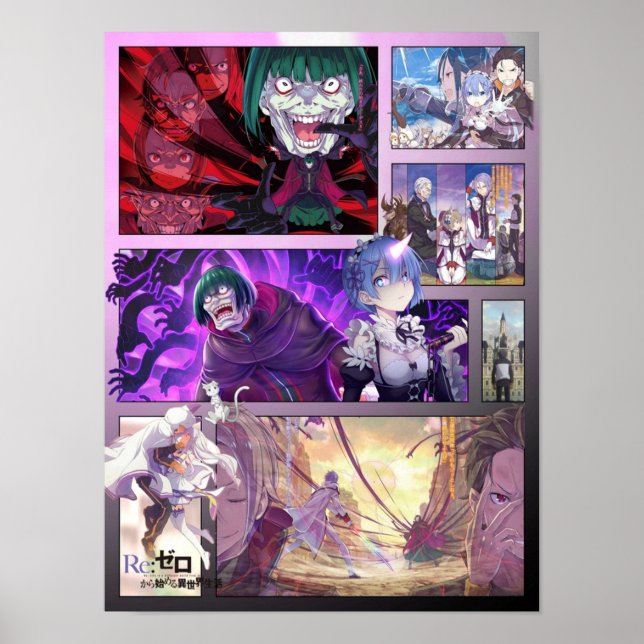 Poster ReZero Betelgueuse Rem y Subaru (Devant)