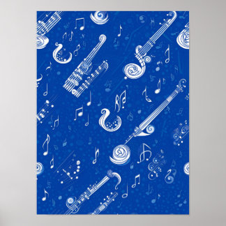 Poster Rhapsody en bleu