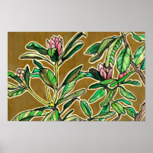 Rhododendron Azalea Fleurs de printemps Croquis fl