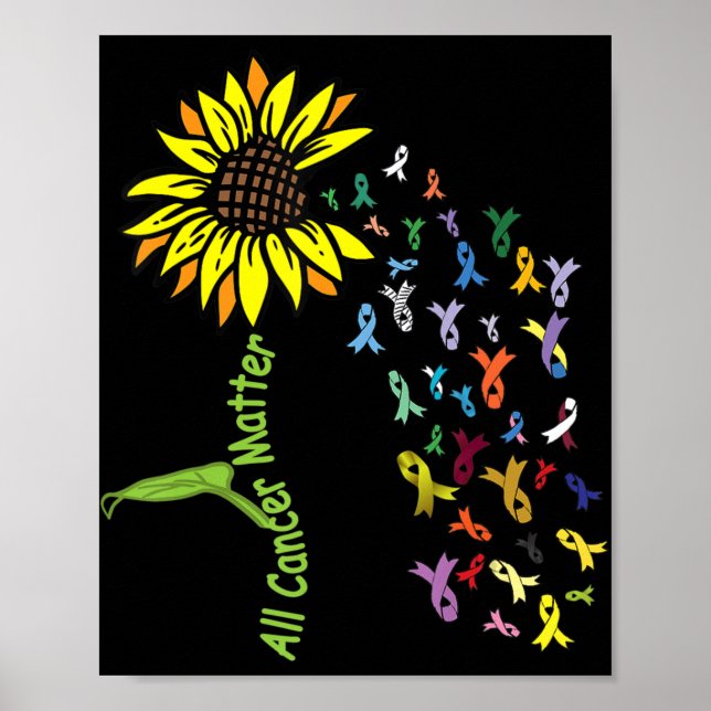 Poster Ribbon de la Journée de sensibilisation à tous les (Devant)