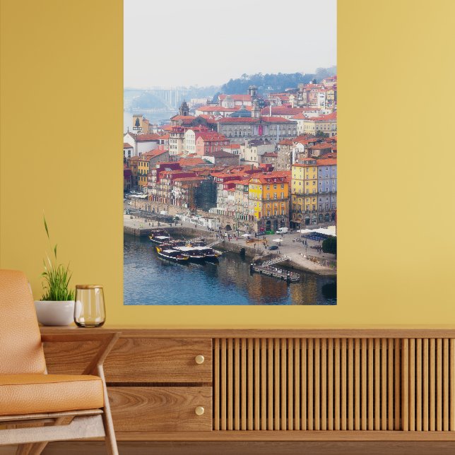 Poster Ribeira et Douro. Porto, Portugal. (Salon 2)