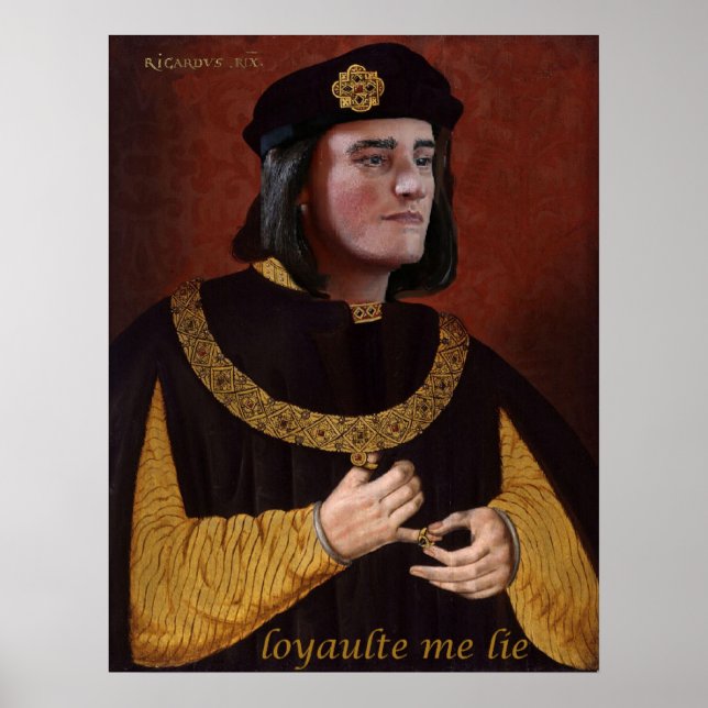 Poster Richard III a une nouvelle tête (la sienne !) (Devant)