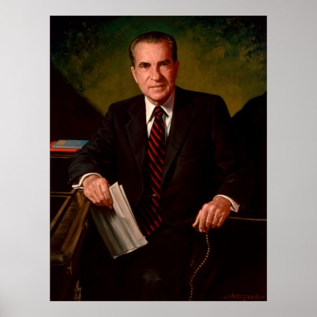 Poster RICHARD M. NIXON par James Anthony Wills (Devant)