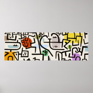 Poster Riche Port de Paul Klee 