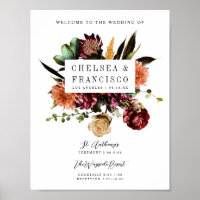Richesse du printemps Mariage floral Bienvenue