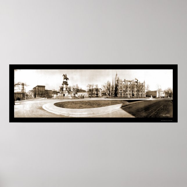 Poster Richmond, VA Capitol Photo 1909 (Devant)