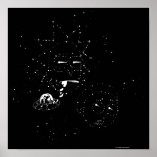 Poster RICK ET MORTY™ Constellations