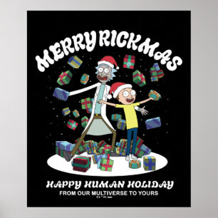 Poster Rick et Morty   Joyeux Rickmas présents