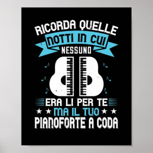 Poster Ricorda Quelle Notti À Cui Nessuno Era Lì Per Te