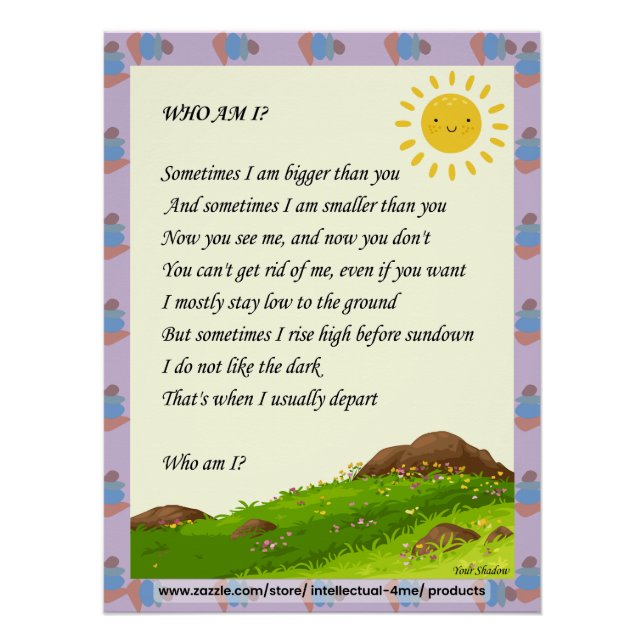 Poster Riddle Wall Art (Devant)