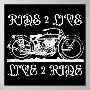 Poster RIDE 2 LIVE LIVE 2 BÉNÉFICIER d'un don inspirant m