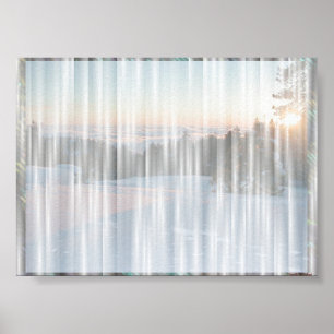 Poster Rideau blanc #1