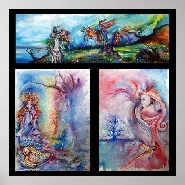 POSTER RIDERS DANS LA TEMPÊTE ET LA LÉGENDE D'AVALON (Devant)