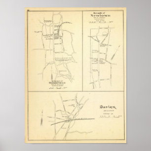 Poster Ridgefield, Newton, Darien