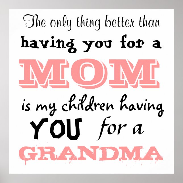 Poster Rien de mieux que de t'avoir pour maman (Devant)