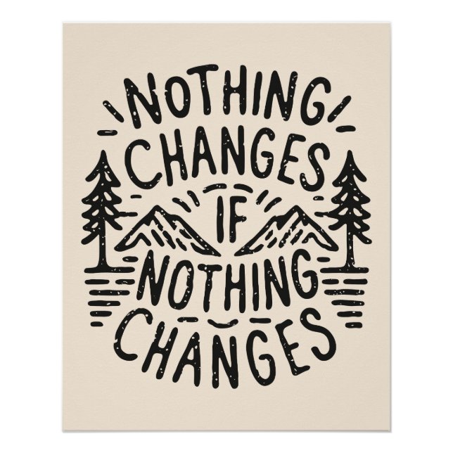 Poster Rien ne change si rien ne change (Devant)
